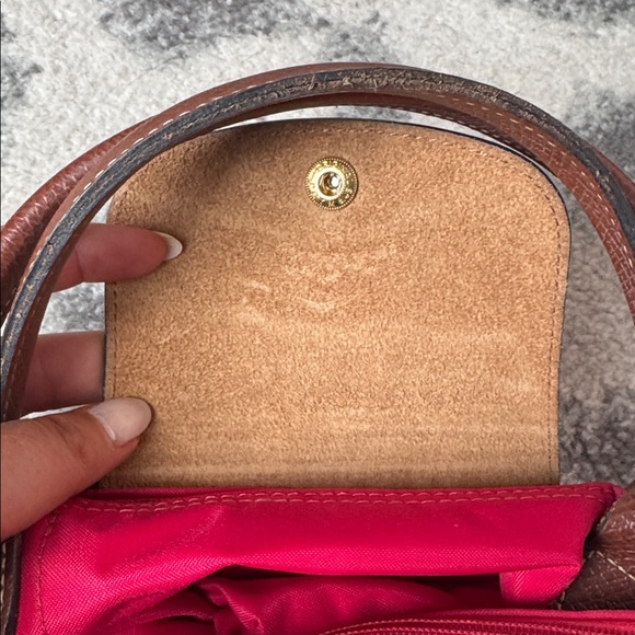 Longchamp Red Bag - Picture 3 of 10